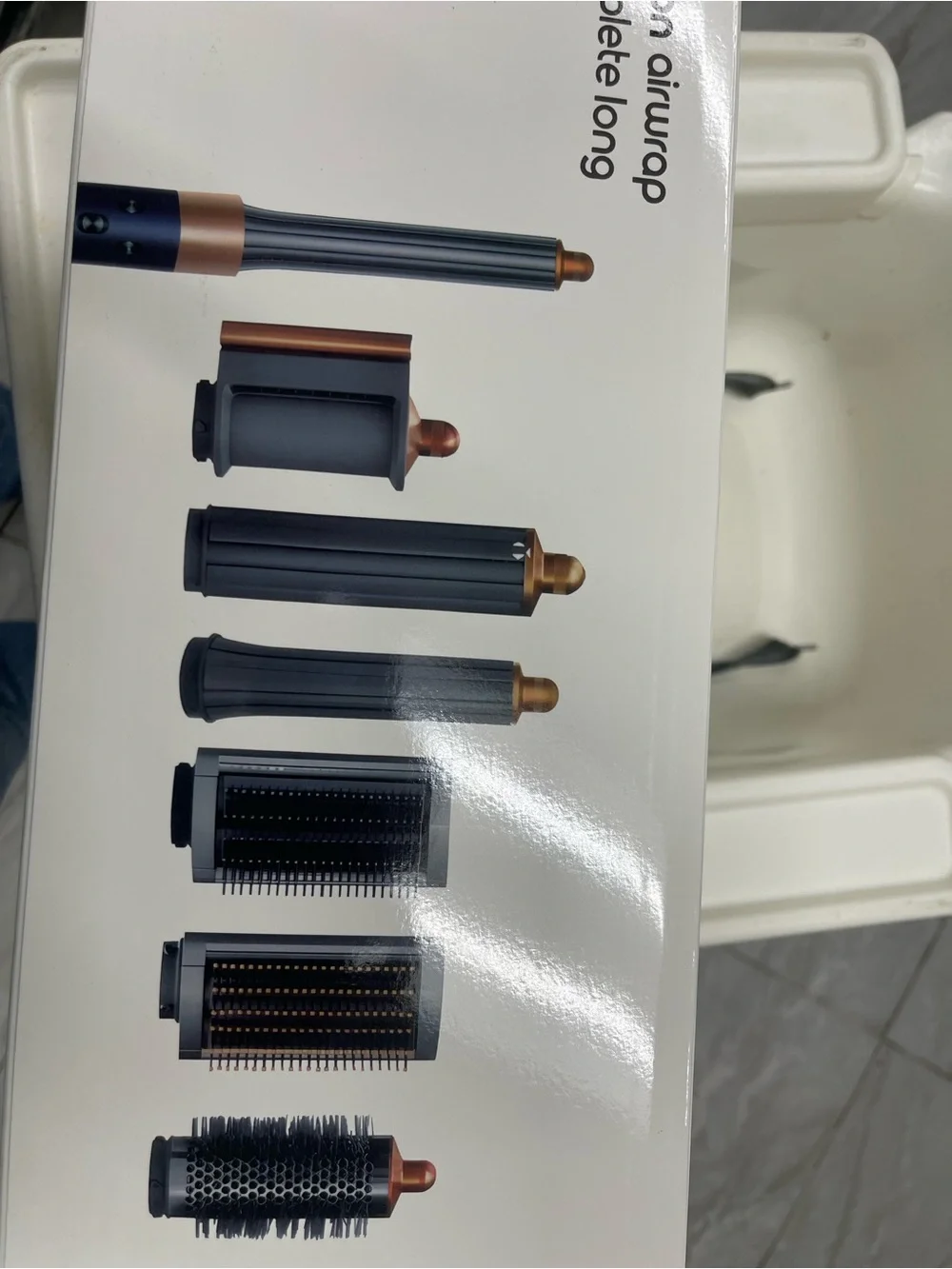 Dyson Black and Copper  Styling Attachment Set